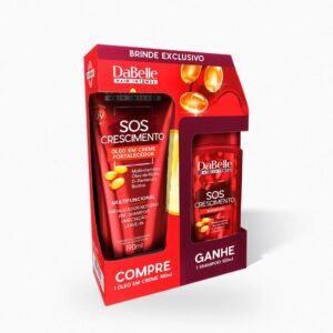 Óleo em Creme Sos Crescimento 190ml Ganhe Mini Shampoo 100ml Dabelle