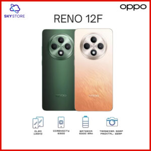 Oppo Reno 12F 5G, 256GB 12GB RAM, Câmera 50MP, Processador MediaTek