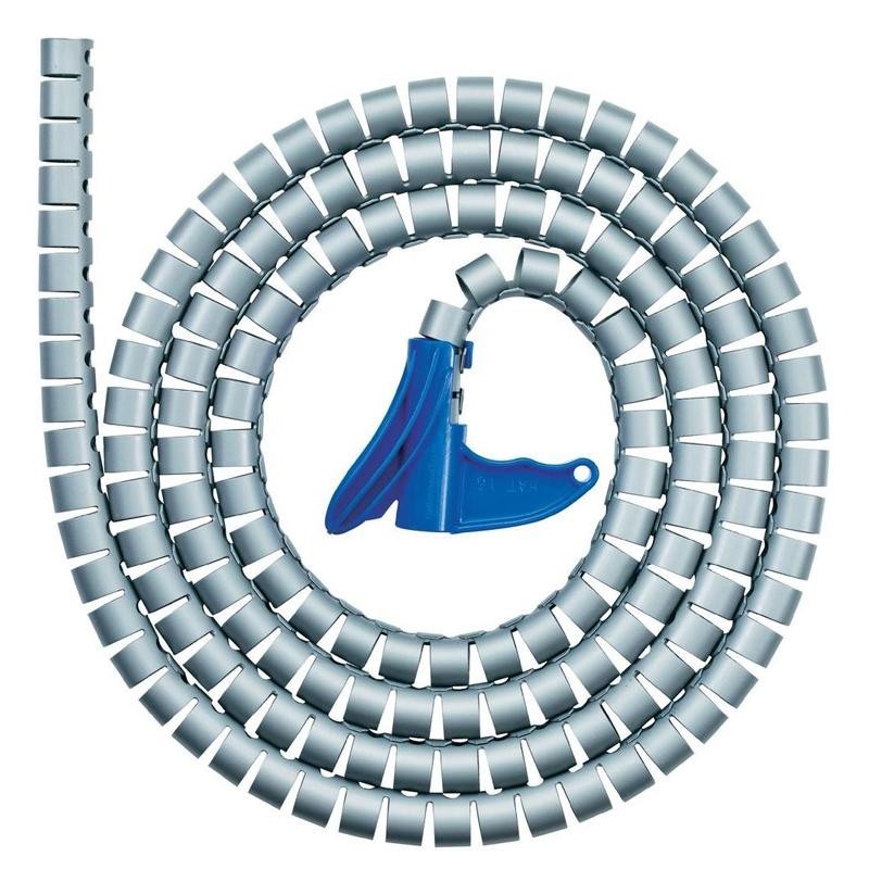 Organizador de fios espiral 16mmx2m branco 1 und Hellermanntyton