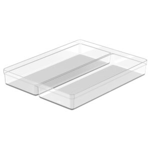 Organizador de Gaveta Clear 37,5x30 Natural Ou