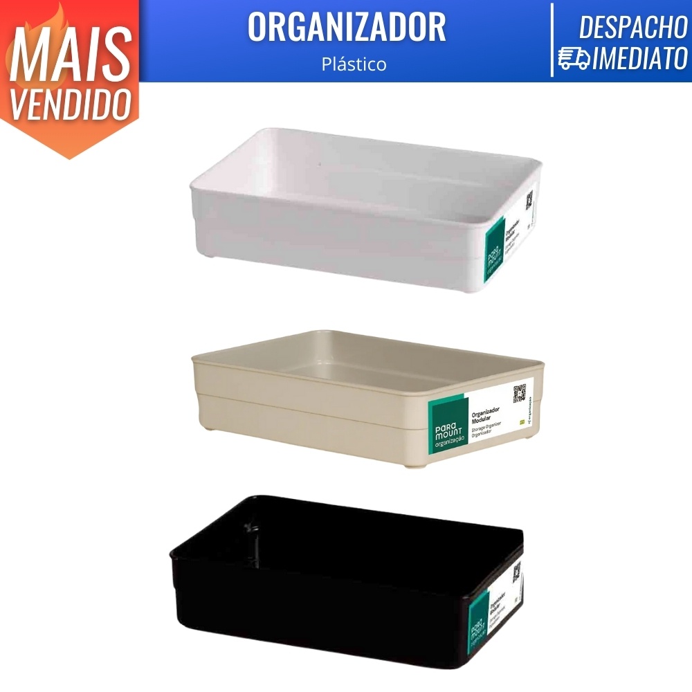Organizador De Gaveta Modular Multiuso Paramount — Organização