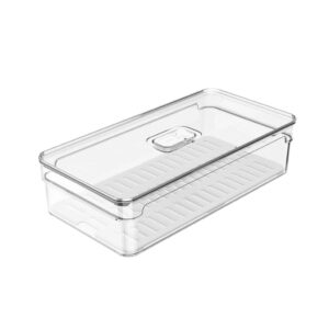 Organizador de Geladeira 2,8 OU com Tampa Grade Transparente Clear