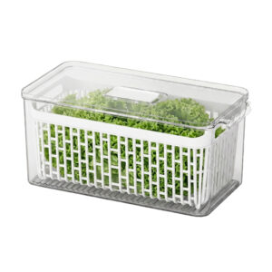 Organizador de Geladeira com Cesto 6 Litros Coza Dry Cristal