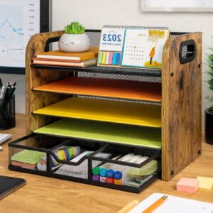 Organizador De Mesa Porta Treco 3, 4 e 5 Andares Multiuso Com Alça