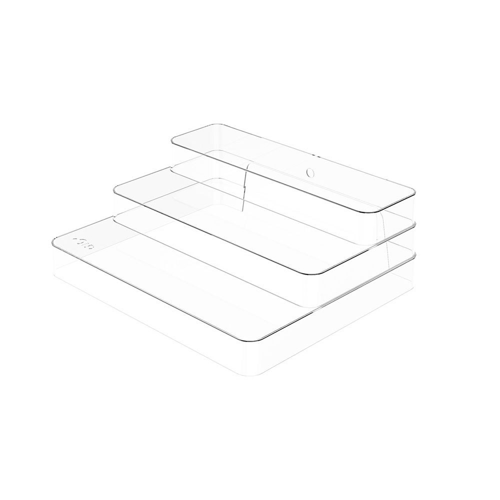 Organizador Multinível Clear Natural Martiplast