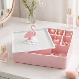 Organizador Multiuso Flamingo de Mesa Lifestyle Jacki Design