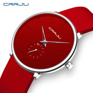 Original Crrju Pulseira De Relógio Masculina Casal Estilo Unissex