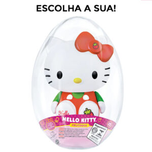 Ovo Brinquedo Boneco Hello Kitty Frutinhas: Laranja, Cereja, Morango
