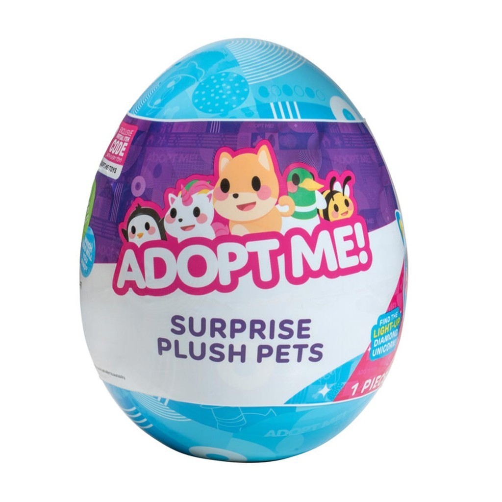 Ovo Surpresa com Pelúcia de 12cm Adopt Me