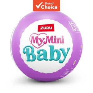 Ovo Surpresa Mini Bebê Zuru Meu Ovo Cego de Páscoa Caixa Roxa Com 15