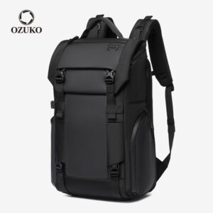 Ozuko Mochila Multi-Capacidade Masculina Moda Multifuncional Laptop