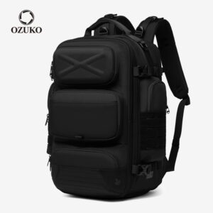 Ozuko Mochilas De Grande Capacidade Antirroubo Com Bolso Para Sapatos