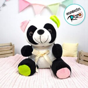 Panda De Pelúcia Panda 18cm 1 unidade Rizzo