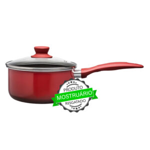 Panela 1,4L Brinox Ceramic Life 16cm Smart Easy Vermelha