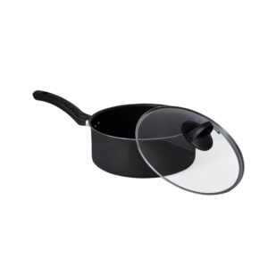 Panela Antiaderente 24 cm Avulsa Com Cabo e Tampa De Vidro — Cozinha e Utensílios