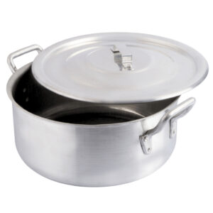 Panela Caçarola Aluminio Polido Profissional 28Cm 8L Nacional