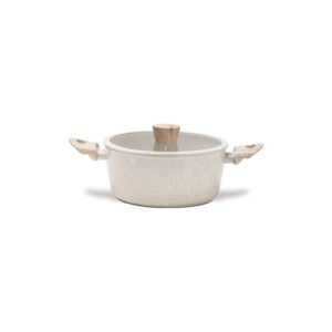 Panela Caçarola de Indução Brinox Ceramic Life Sirius Vanilla Ø22 cm