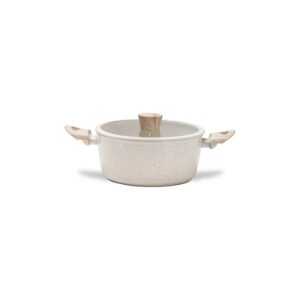 Panela Caçarola de Indução Brinox Ceramic Life Sirius Vanilla Ø24 cm