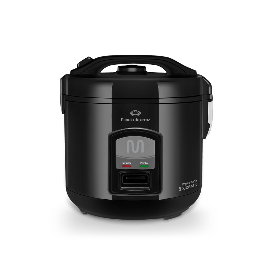 Panela De Arroz 5 Xícaras 220v-400w Preta Multi