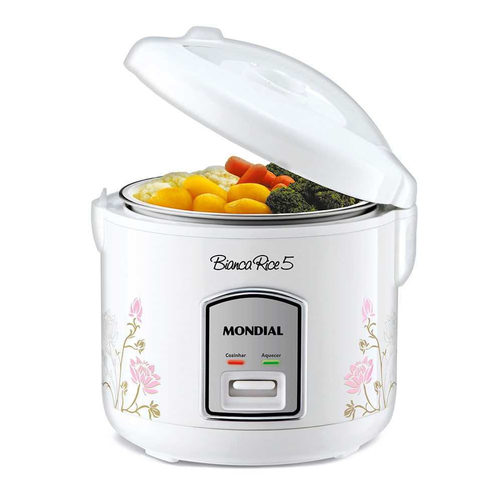 Panela De Arroz Bianca Rice 5 Mondial Branco 400W