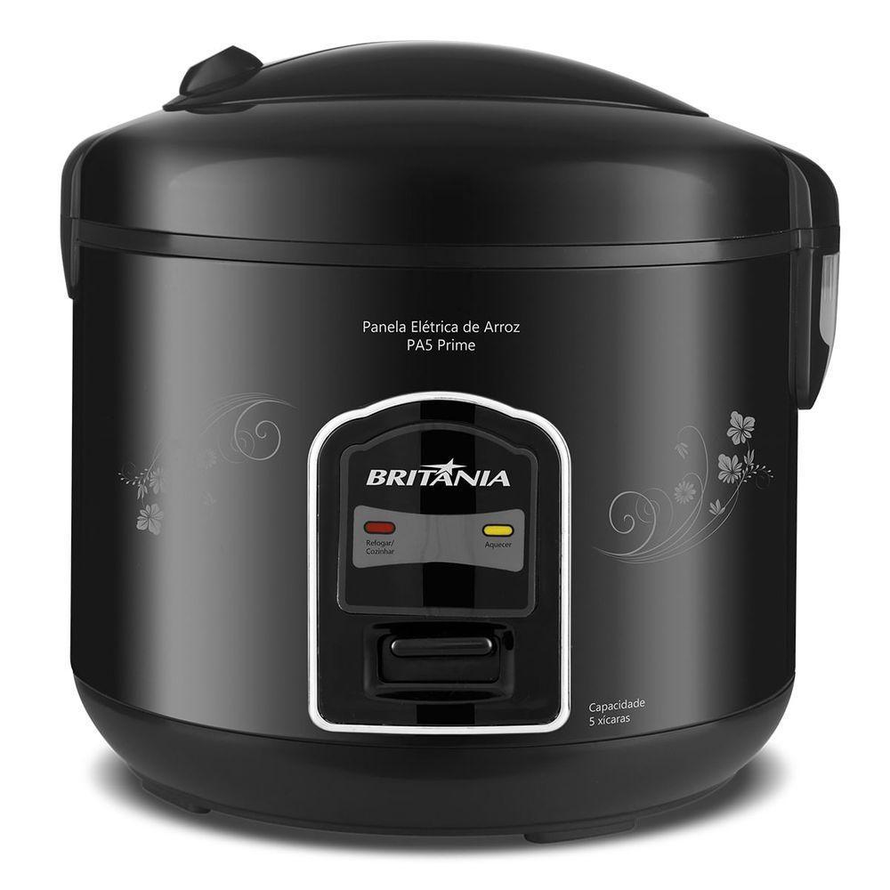 Panela De Arroz Britânia Prime Preta PA5 220V