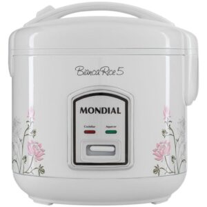 Panela de Arroz Elétrica Mondial Bianca Rice 400W 127v Branca 5 — Cozinha e Utensílios