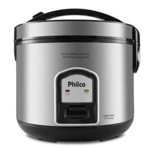 Panela de Arroz Elétrica PH10P Visor Glass Inox Philco 127V