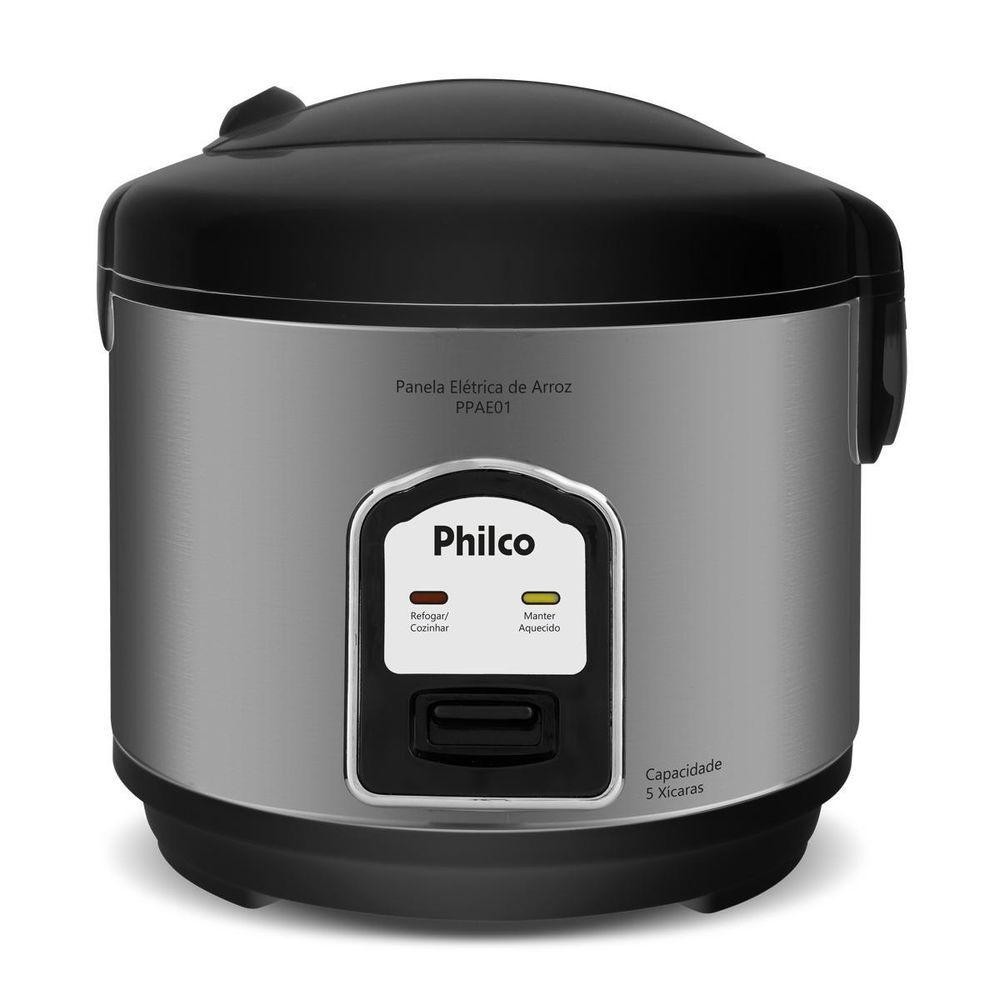 Panela De Arroz Elétrica Philco 5 Xícaras 1,6L 110V