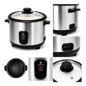 Panela De Arroz Elétrica Pratic 10 Xic. Inox Unitermi