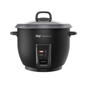 Panela de Arroz Elétrica Wap Antiaderente Preta