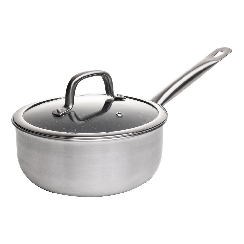 Panela de Indução com Tampa Prime Cook Wolff 18cm Cinza — Cozinha e Utensílios
