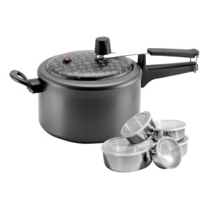 Panela de Pressão 3,0L Antiaderente Panelux E Conjunto Tigelas Com