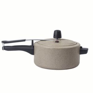 Panela de Pressão 3L Linha Ceramic Life Vapt Brinox Vanilla e Cinza