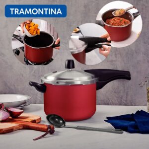 Panela de Pressão 4,5 Litros Tramontina Vancouver Vermelha