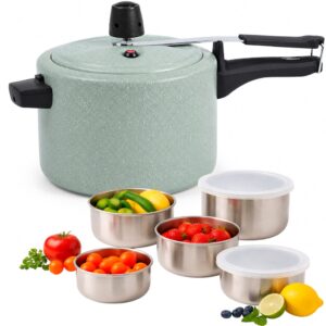 Panela de Pressão 4,5L Brinox Ceramic Life Vapt Antiaderente Com Jogo