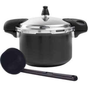 Panela de Pressão 5,4 Litros Brinox Antiaderente Ceramic Life Preto