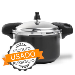 Panela De Pressão 5,4L Usada Brinox Antiaderente Ceramic Life Com