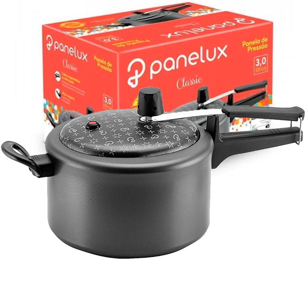 Panela de Pressão Alumínio Panelux Magnific Fechamento Interno 3,0L