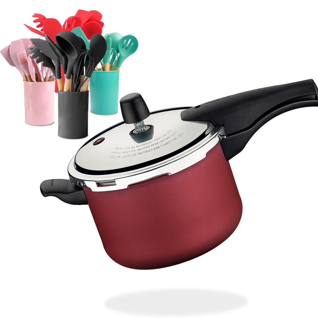 Panela de pressao antiaderente tramontina vancouver 4,5L — Cozinha e Utensílios
