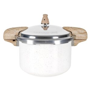 Panela De Pressão Brinox 5,4L Indução Ceramic Life Vanilla