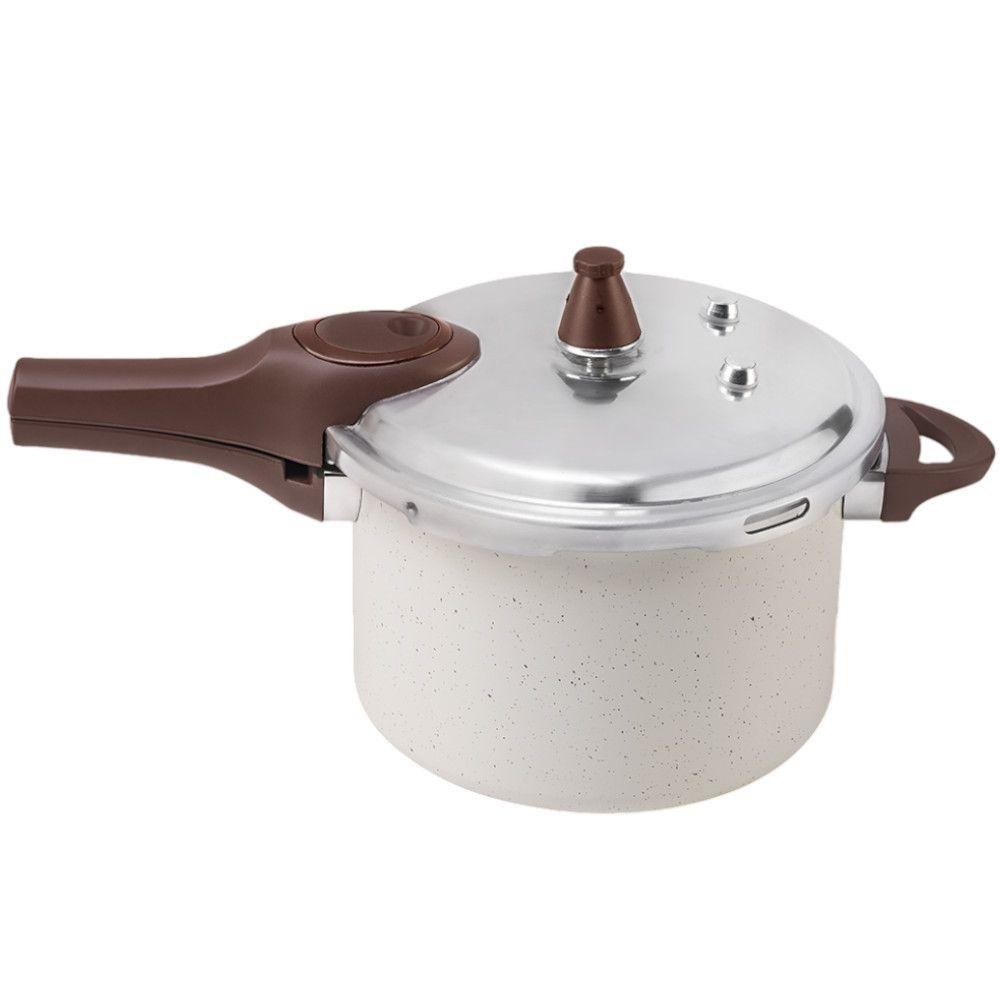 Panela de Pressão Brinox Pressure 4,2L Alumínio Revestimento Cerâmico — Cozinha e Utensílios