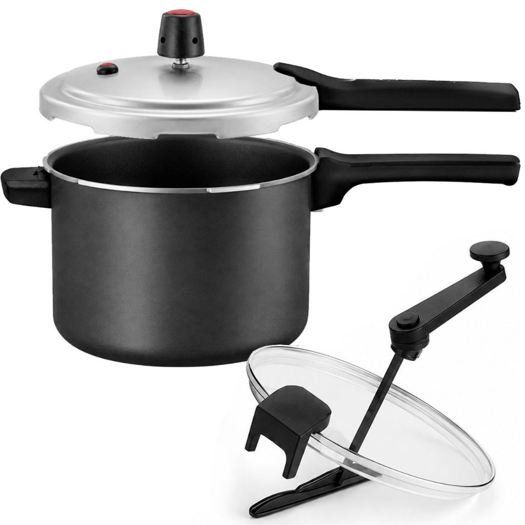 Panela de Pressão e Pipoqueira 4,5L Panelux Magnific Grafite Com