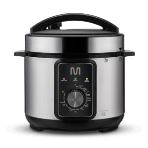 Panela de Pressão Elétrica 4L 800W 220V Preta Multi