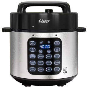 Panela de Pressão Elétrica 5,7L Jateado Digital Oster