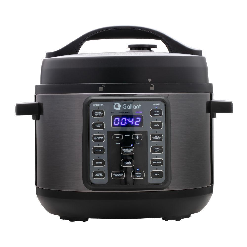 Panela de Pressão Elétrica Digital Gallant 4L 15 Funções Clique E