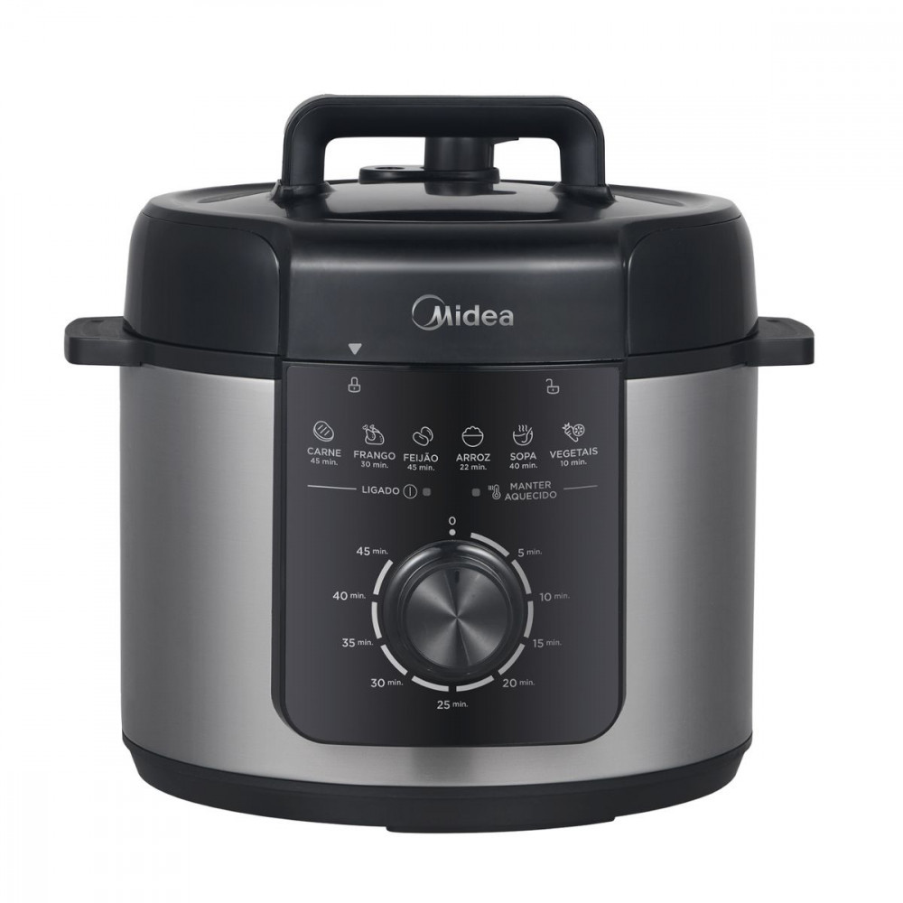 Panela de Pressão Elétrica Mecânica 4L Midea Portáteis