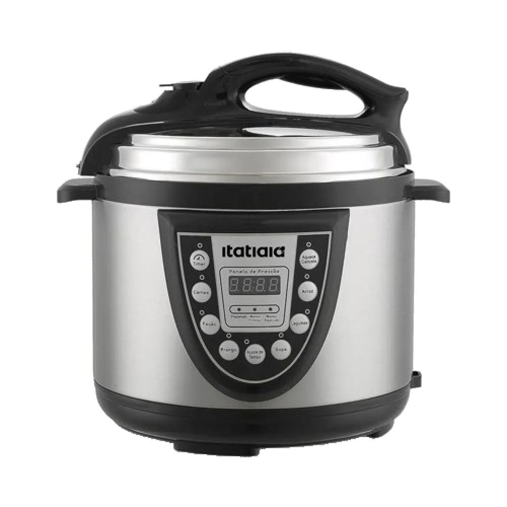 Panela De Pressão Elétrica Midi 220V 500W Inox Itatiaia 5L