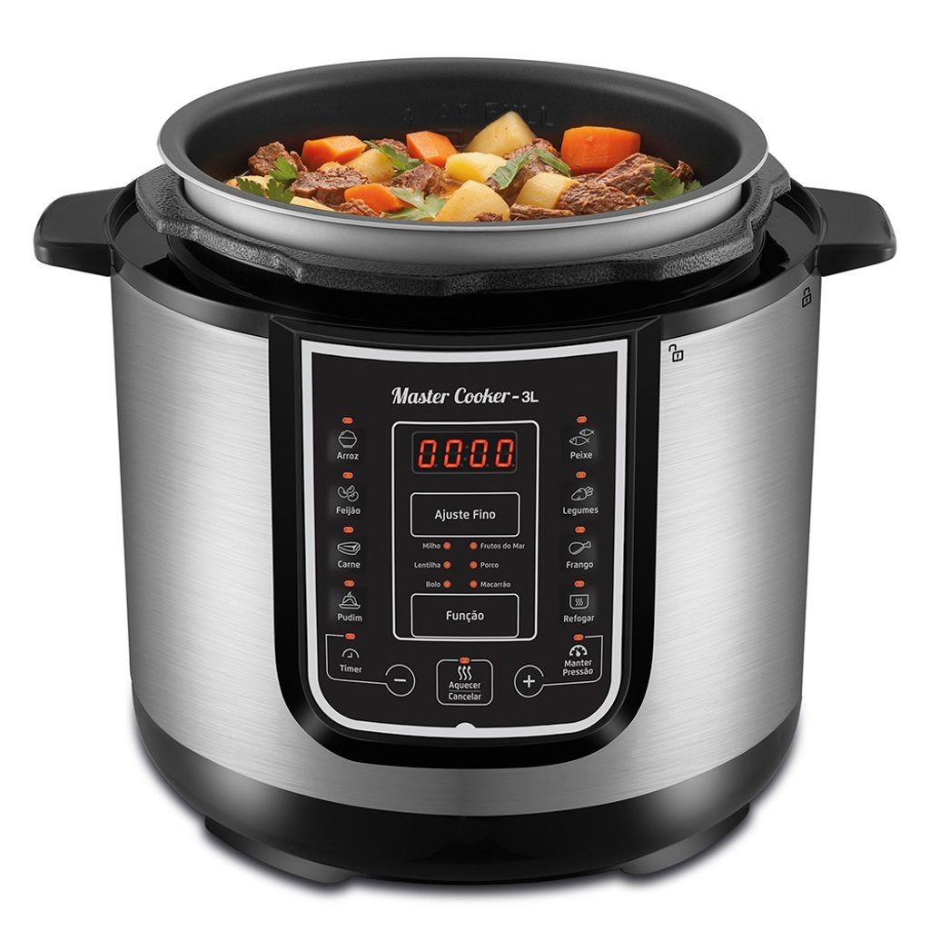 Panela de Pressão Elétrica Mondial Digital Master Cooker