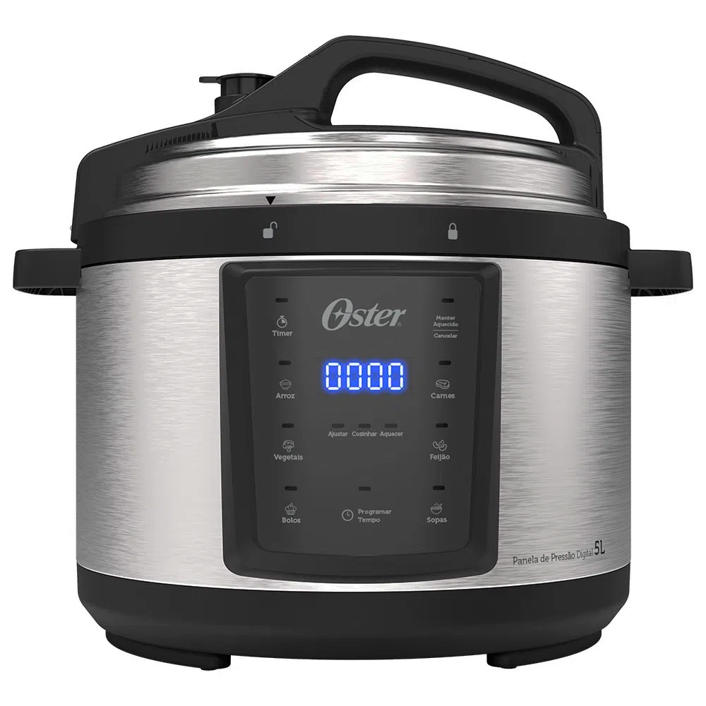 Panela de Pressão Elétrica Oster 5L com Painel Digital e Timer — Cozinha e Utensílios