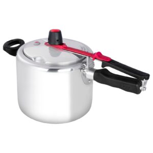 Panela De Pressão Original 7L Polida Alumínio Fechamento Interno Clock